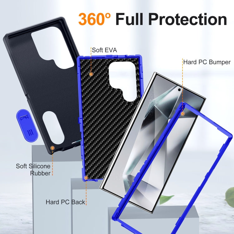For Samsung Galaxy S24 Ultra 5G Defender Gen2 Rugged PC + Silicone Phone Case with Holder