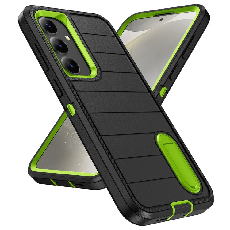 For Samsung Galaxy S24+ 5G Defender Gen2 Rugged PC + Silicone Phone Case with Holder