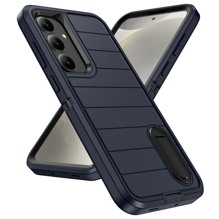 For Samsung Galaxy S24+ 5G Defender Gen2 Rugged PC + Silicone Phone Case with Holder
