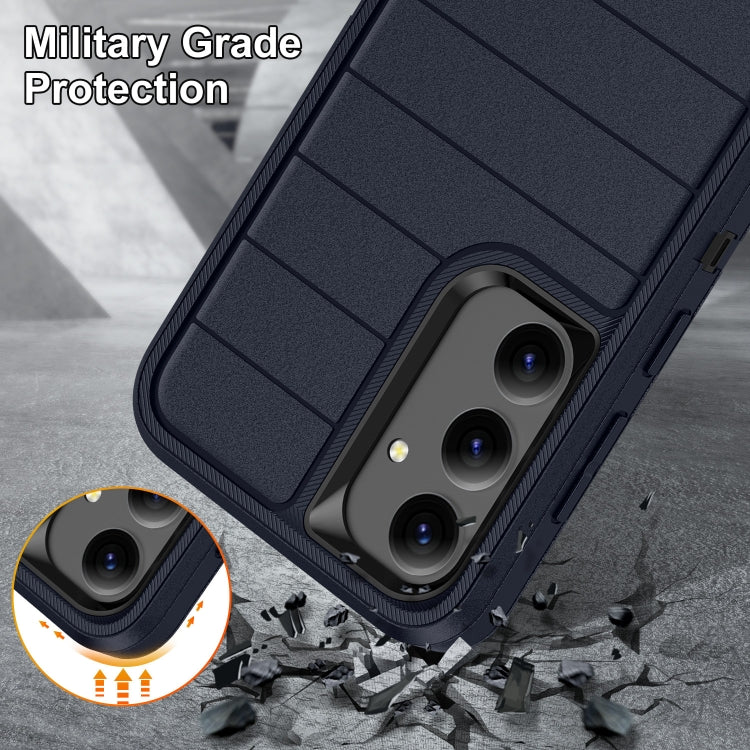 For Samsung Galaxy S24+ 5G Defender Gen2 Rugged PC + Silicone Phone Case with Holder