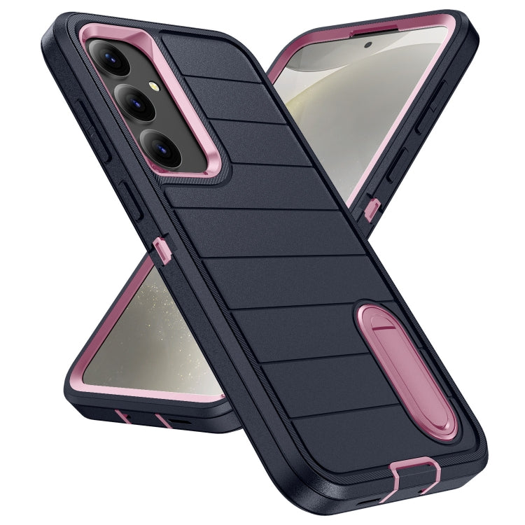 For Samsung Galaxy S24+ 5G Defender Gen2 Rugged PC + Silicone Phone Case with Holder