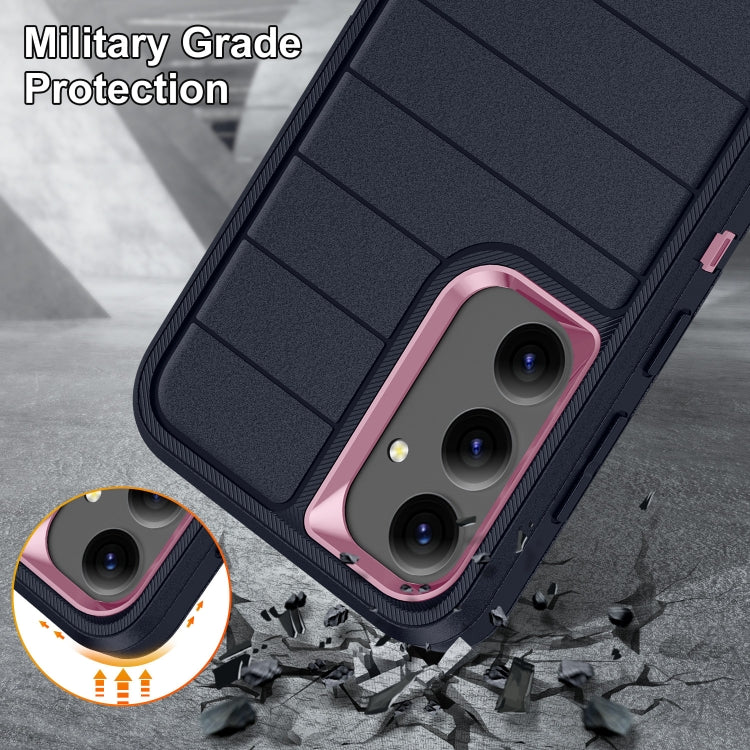 For Samsung Galaxy S24+ 5G Defender Gen2 Rugged PC + Silicone Phone Case with Holder