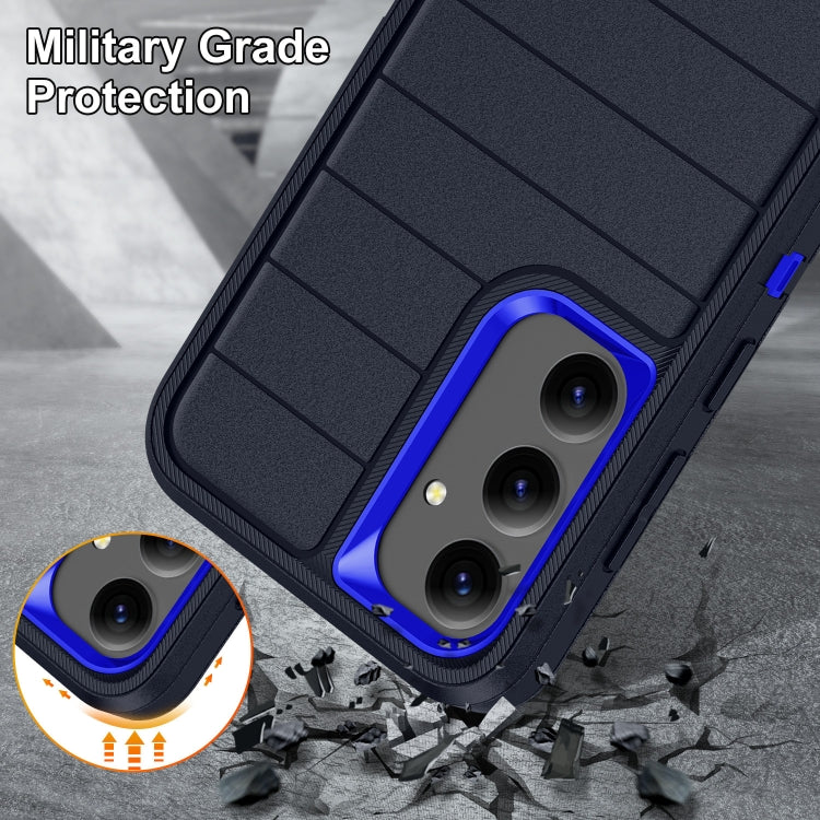 For Samsung Galaxy S24+ 5G Defender Gen2 Rugged PC + Silicone Phone Case with Holder