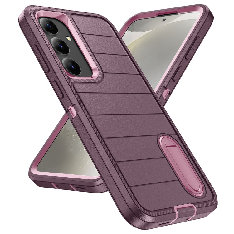 For Samsung Galaxy S24+ 5G Defender Gen2 Rugged PC + Silicone Phone Case with Holder