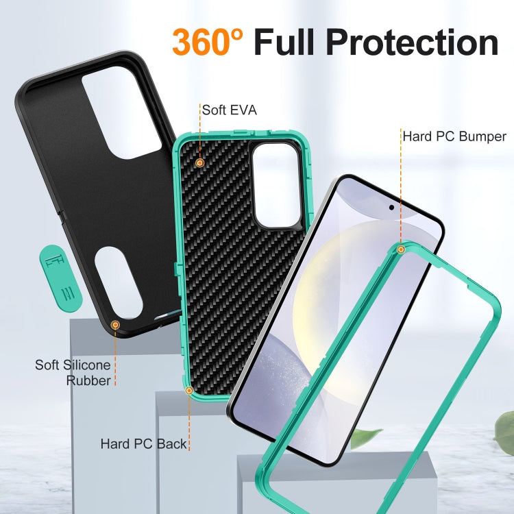 For Samsung Galaxy S24 5G Defender Gen2 Rugged PC + Silicone Phone Case with Holder