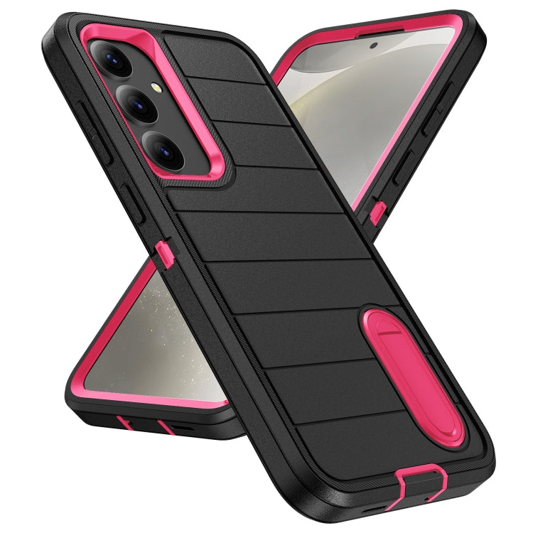 For Samsung Galaxy S24 5G Defender Gen2 Rugged PC + Silicone Phone Case with Holder