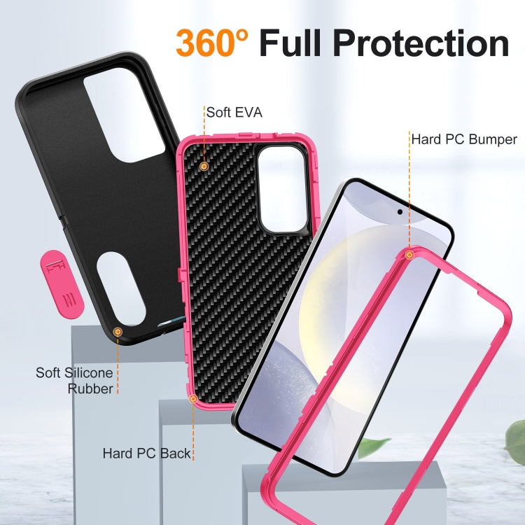 For Samsung Galaxy S24 5G Defender Gen2 Rugged PC + Silicone Phone Case with Holder