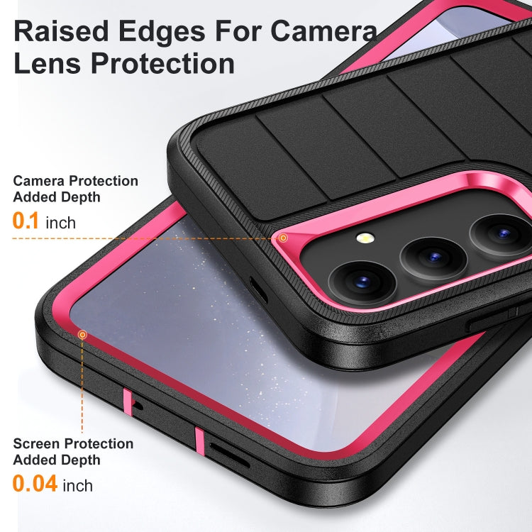 For Samsung Galaxy S24 5G Defender Gen2 Rugged PC + Silicone Phone Case with Holder
