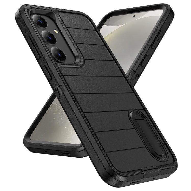 For Samsung Galaxy S24 5G Defender Gen2 Rugged PC + Silicone Phone Case with Holder