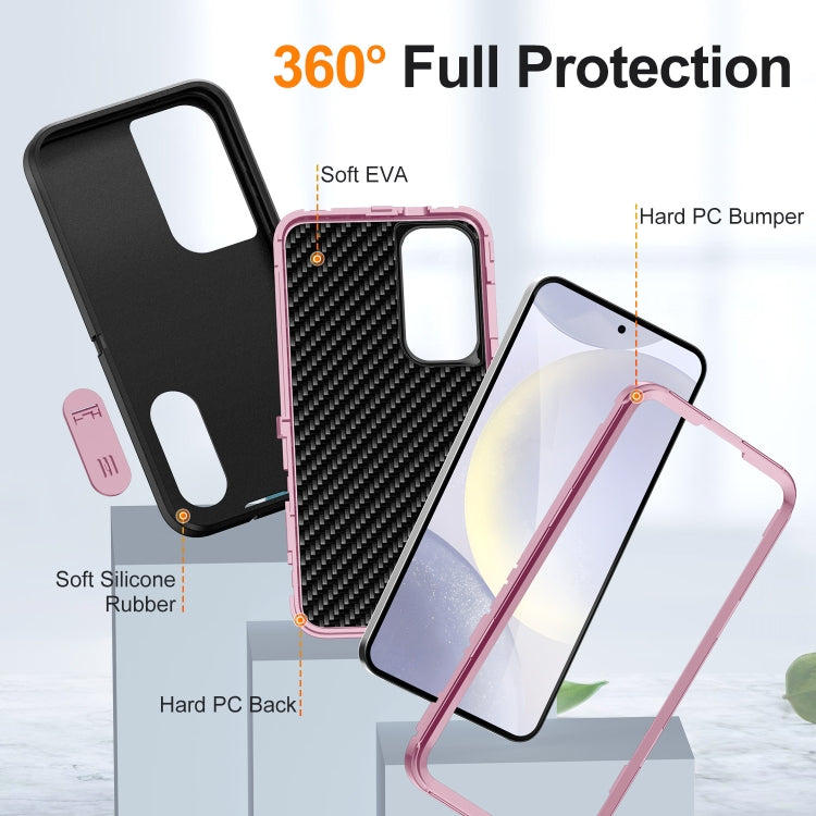 For Samsung Galaxy S24 5G Defender Gen2 Rugged PC + Silicone Phone Case with Holder