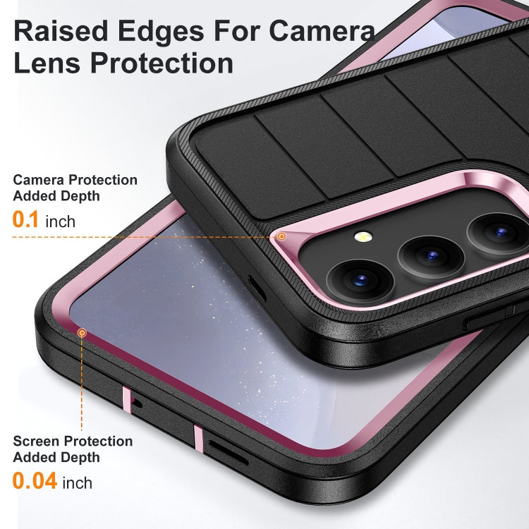 For Samsung Galaxy S24 5G Defender Gen2 Rugged PC + Silicone Phone Case with Holder