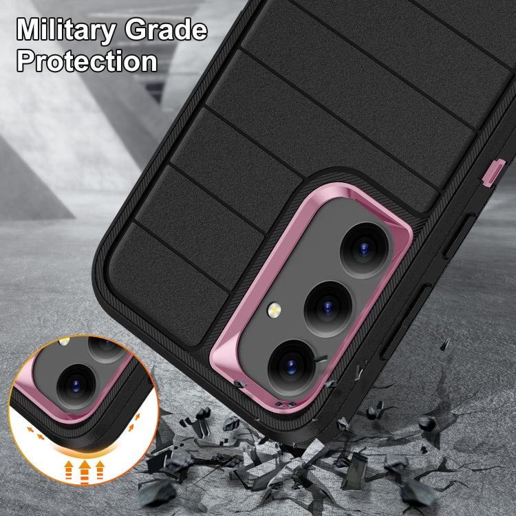 For Samsung Galaxy S24 5G Defender Gen2 Rugged PC + Silicone Phone Case with Holder