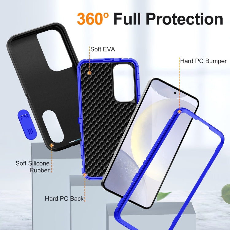 For Samsung Galaxy S24 5G Defender Gen2 Rugged PC + Silicone Phone Case with Holder