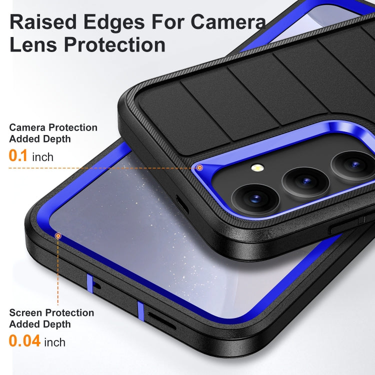 For Samsung Galaxy S24 5G Defender Gen2 Rugged PC + Silicone Phone Case with Holder