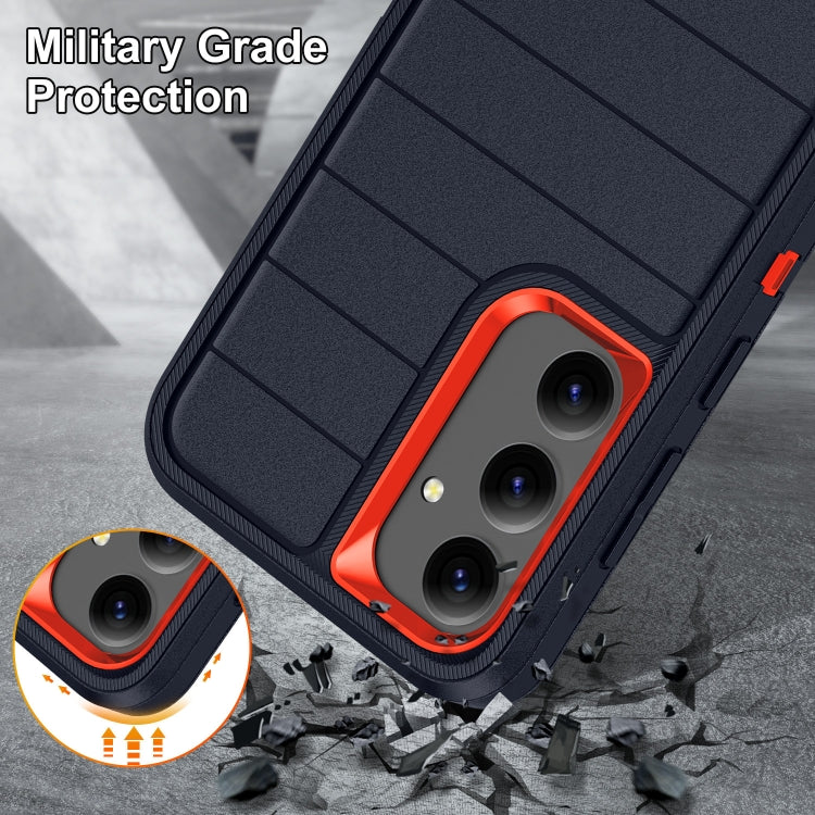 For Samsung Galaxy S24 5G Defender Gen2 Rugged PC + Silicone Phone Case with Holder