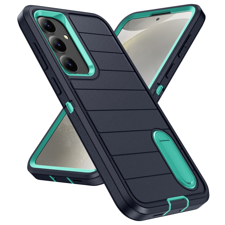 For Samsung Galaxy S24 5G Defender Gen2 Rugged PC + Silicone Phone Case with Holder