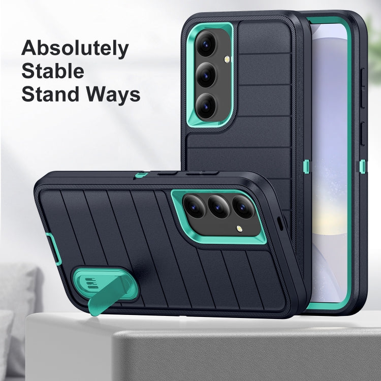 For Samsung Galaxy S24 5G Defender Gen2 Rugged PC + Silicone Phone Case with Holder
