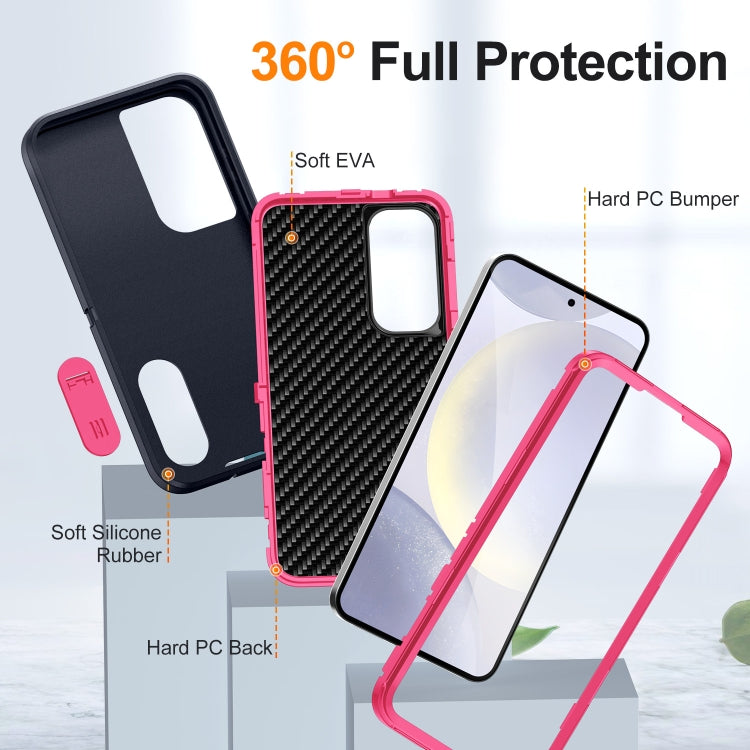 For Samsung Galaxy S24 5G Defender Gen2 Rugged PC + Silicone Phone Case with Holder