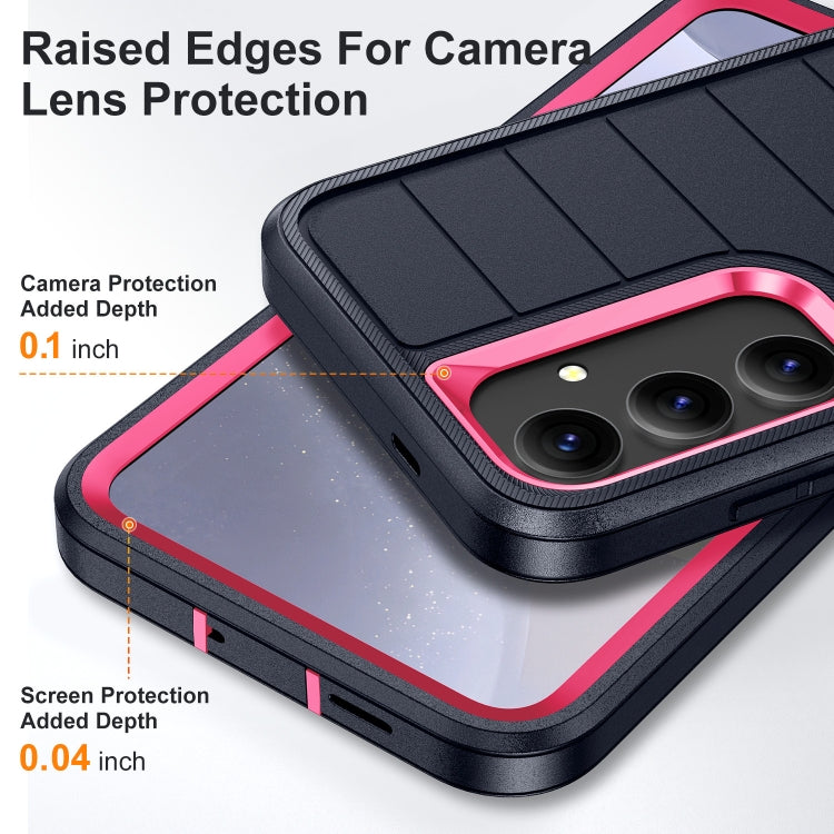 For Samsung Galaxy S24 5G Defender Gen2 Rugged PC + Silicone Phone Case with Holder