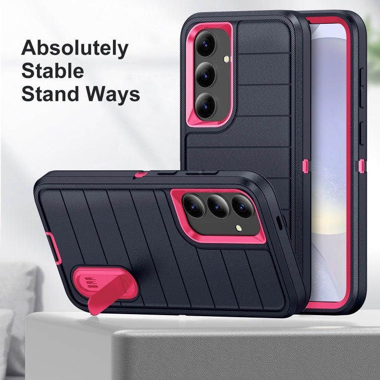 For Samsung Galaxy S24 5G Defender Gen2 Rugged PC + Silicone Phone Case with Holder