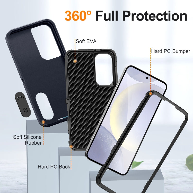 For Samsung Galaxy S24 5G Defender Gen2 Rugged PC + Silicone Phone Case with Holder