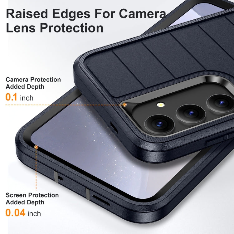 For Samsung Galaxy S24 5G Defender Gen2 Rugged PC + Silicone Phone Case with Holder