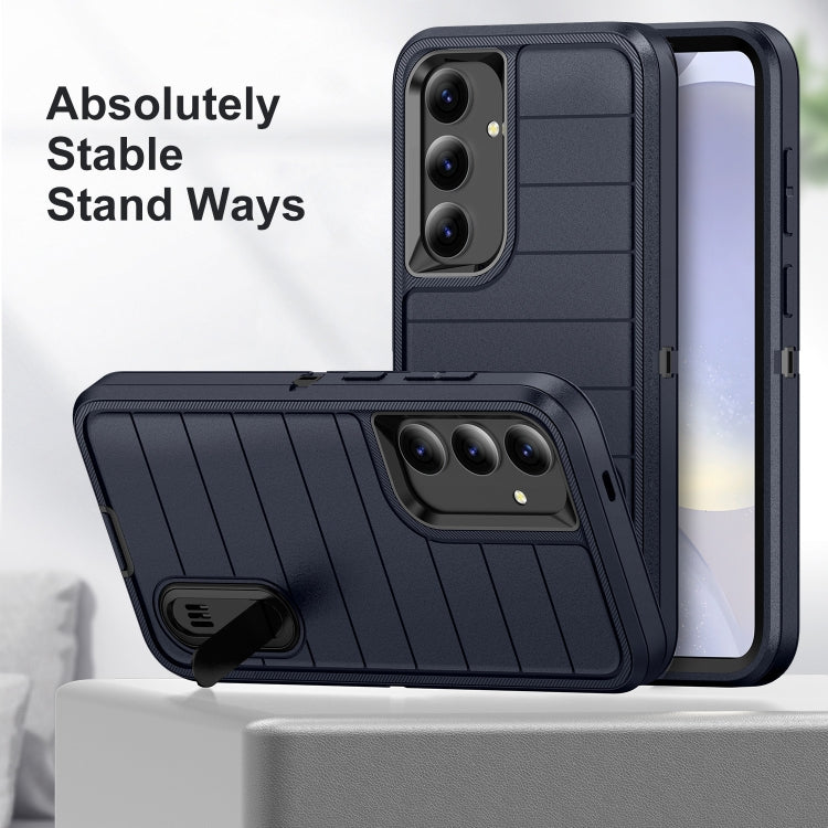 For Samsung Galaxy S24 5G Defender Gen2 Rugged PC + Silicone Phone Case with Holder