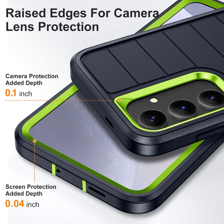 For Samsung Galaxy S24 5G Defender Gen2 Rugged PC + Silicone Phone Case with Holder