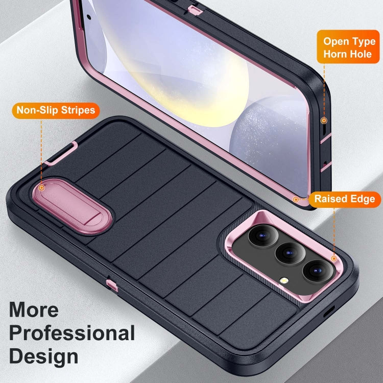 For Samsung Galaxy S24 5G Defender Gen2 Rugged PC + Silicone Phone Case with Holder