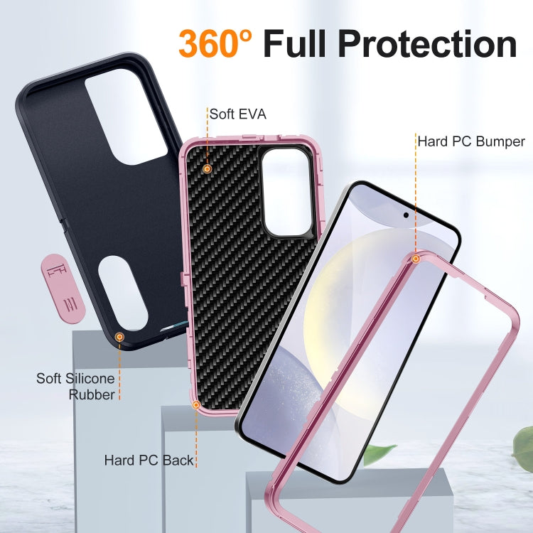 For Samsung Galaxy S24 5G Defender Gen2 Rugged PC + Silicone Phone Case with Holder