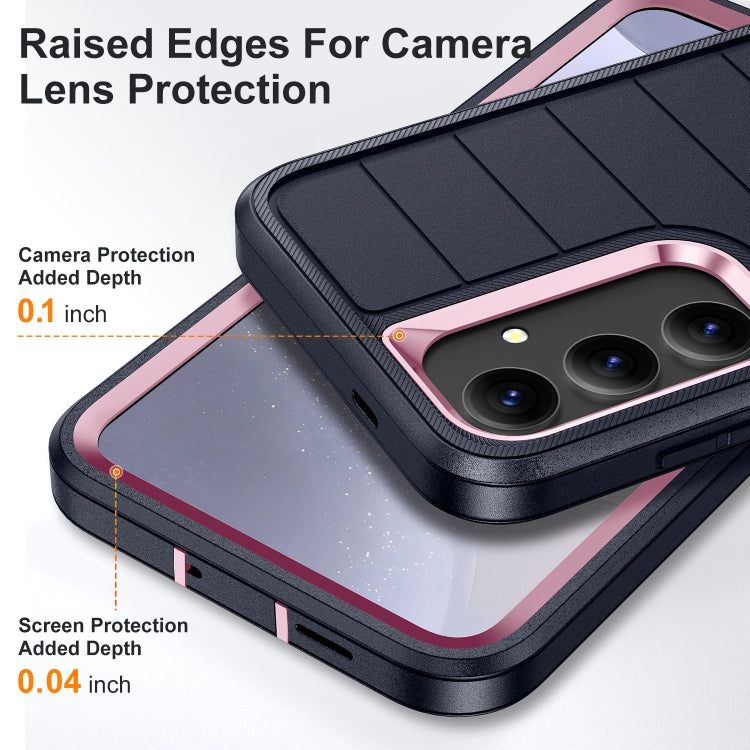 For Samsung Galaxy S24 5G Defender Gen2 Rugged PC + Silicone Phone Case with Holder