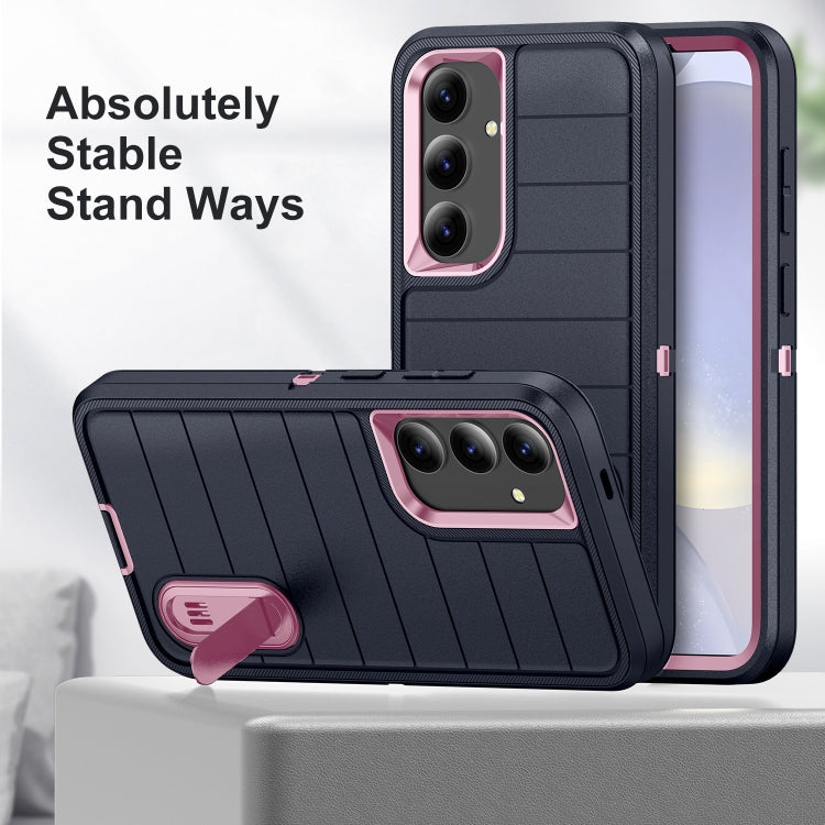 For Samsung Galaxy S24 5G Defender Gen2 Rugged PC + Silicone Phone Case with Holder