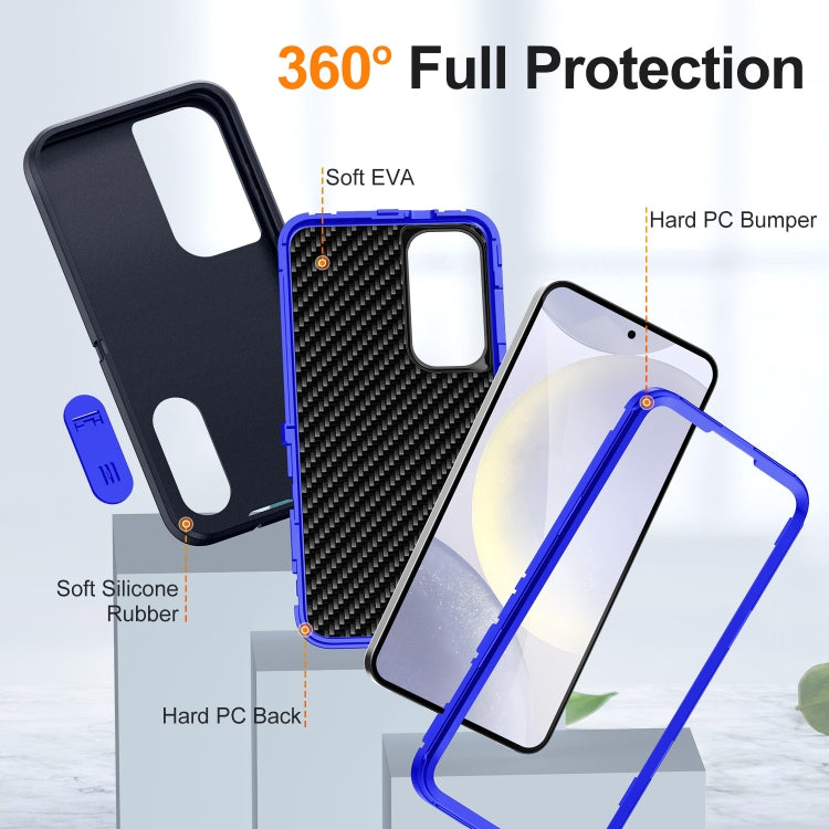 For Samsung Galaxy S24 5G Defender Gen2 Rugged PC + Silicone Phone Case with Holder