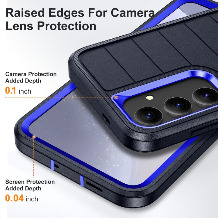 For Samsung Galaxy S24 5G Defender Gen2 Rugged PC + Silicone Phone Case with Holder