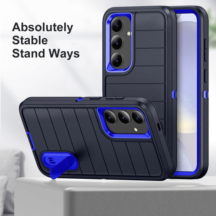 For Samsung Galaxy S24 5G Defender Gen2 Rugged PC + Silicone Phone Case with Holder
