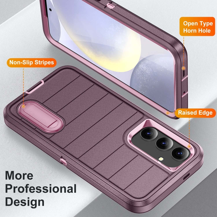 For Samsung Galaxy S24 5G Defender Gen2 Rugged PC + Silicone Phone Case with Holder