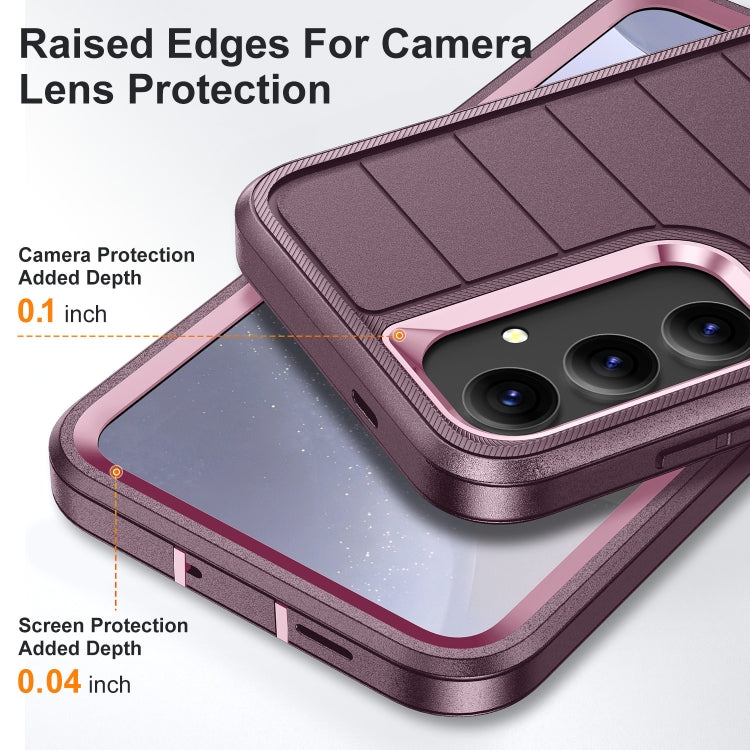 For Samsung Galaxy S24 5G Defender Gen2 Rugged PC + Silicone Phone Case with Holder