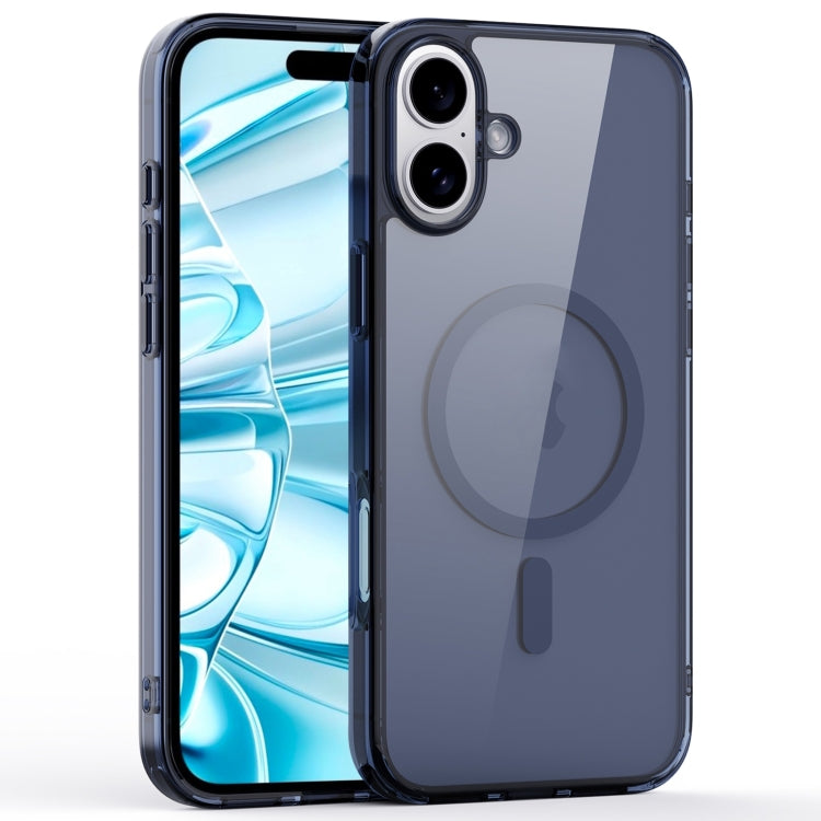 For iPhone 16 Plus Crystal Clear MagSafe Magnetic Phone Case