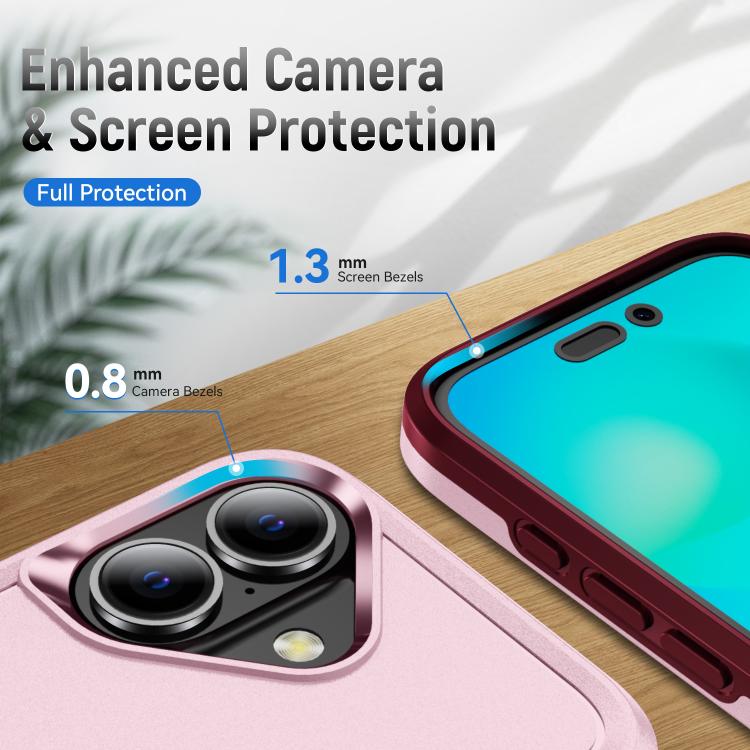 For iPhone 17 Pioneer Armor Heavy Duty PC + TPU Phone Case with Holder
