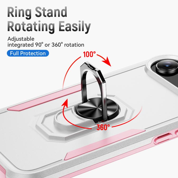 For iPhone Air Pioneer Armor Heavy Duty PC + TPU Phone Case with Holder