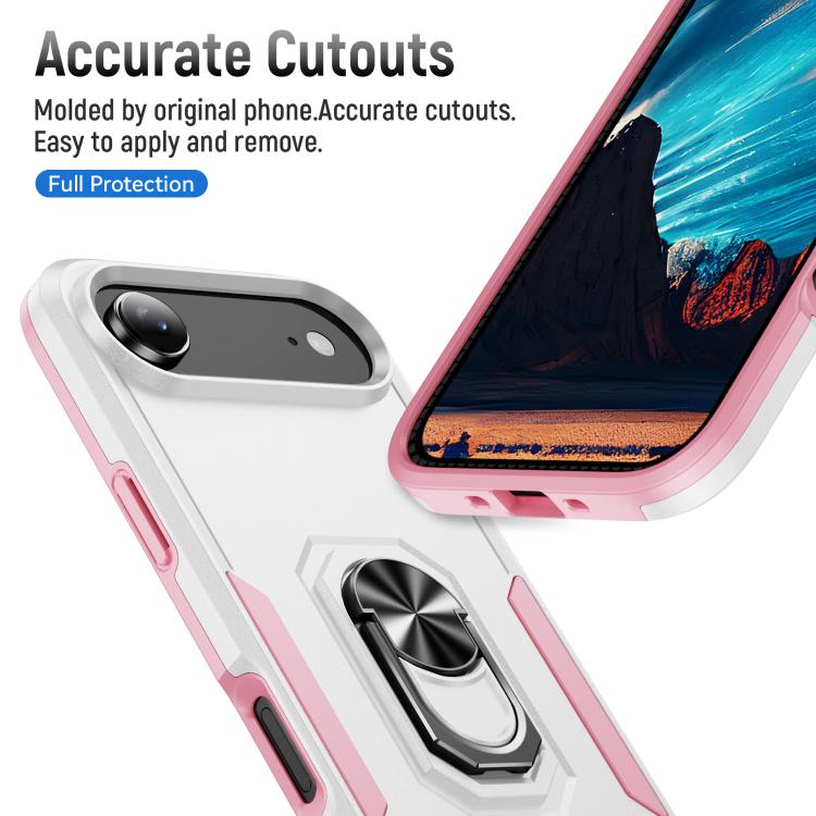 For iPhone Air Pioneer Armor Heavy Duty PC + TPU Phone Case with Holder