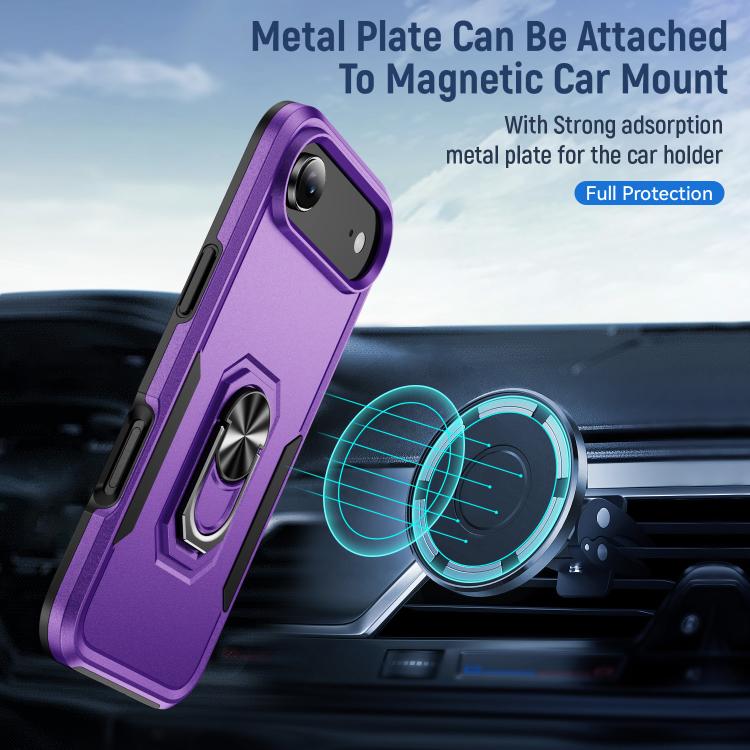 For iPhone Air Pioneer Armor Heavy Duty PC + TPU Phone Case with Holder