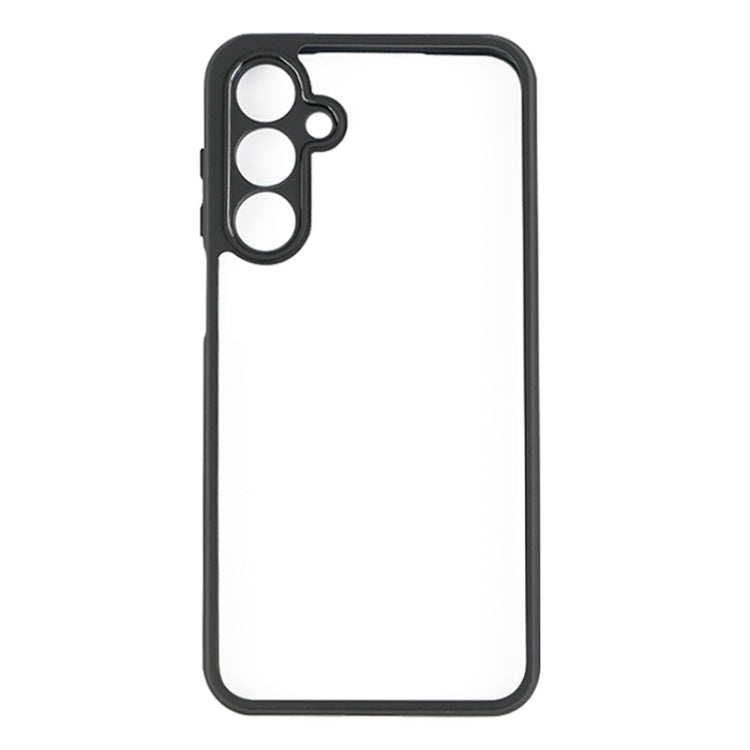 For Samsung Galaxy A16 5G Frosted TPU + Transparent PC Phone Case - Black