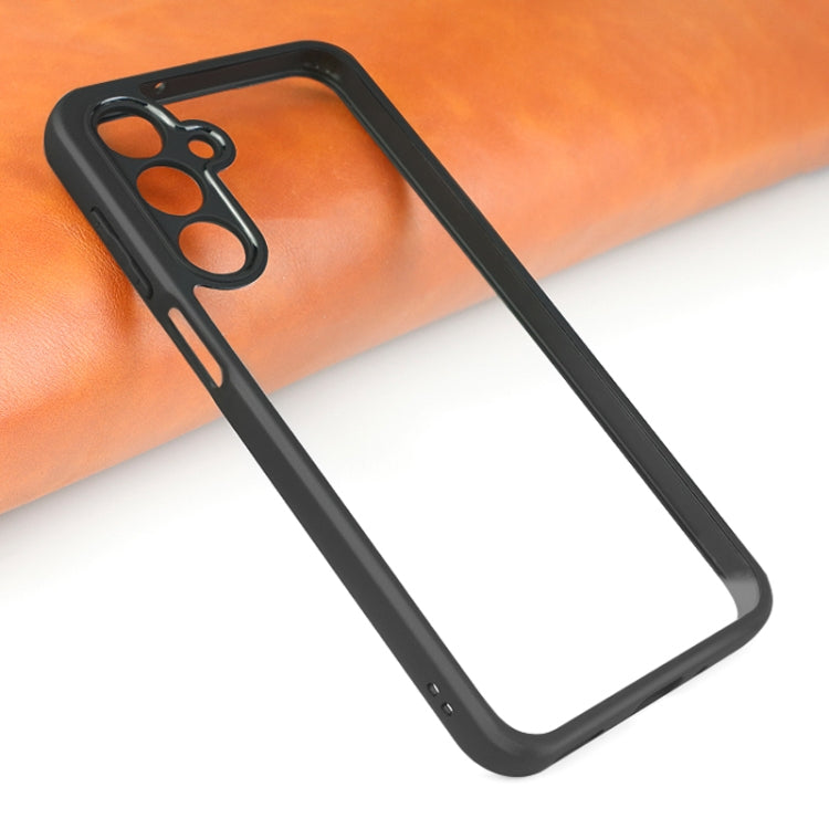 For Samsung Galaxy A16 5G Frosted TPU + Transparent PC Phone Case - Black