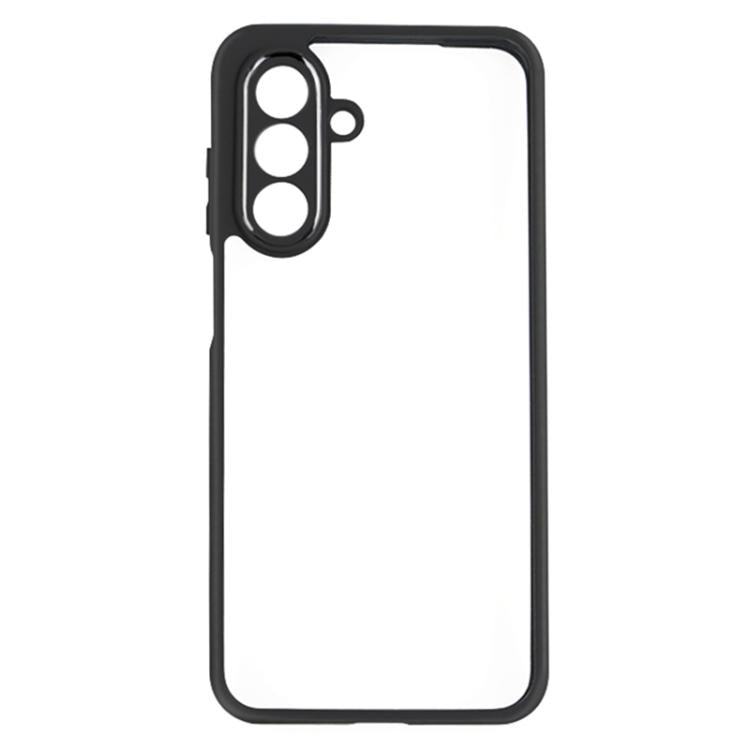 For Samsung Galaxy A26 5G Frosted TPU + Transparent PC Phone Case - Black