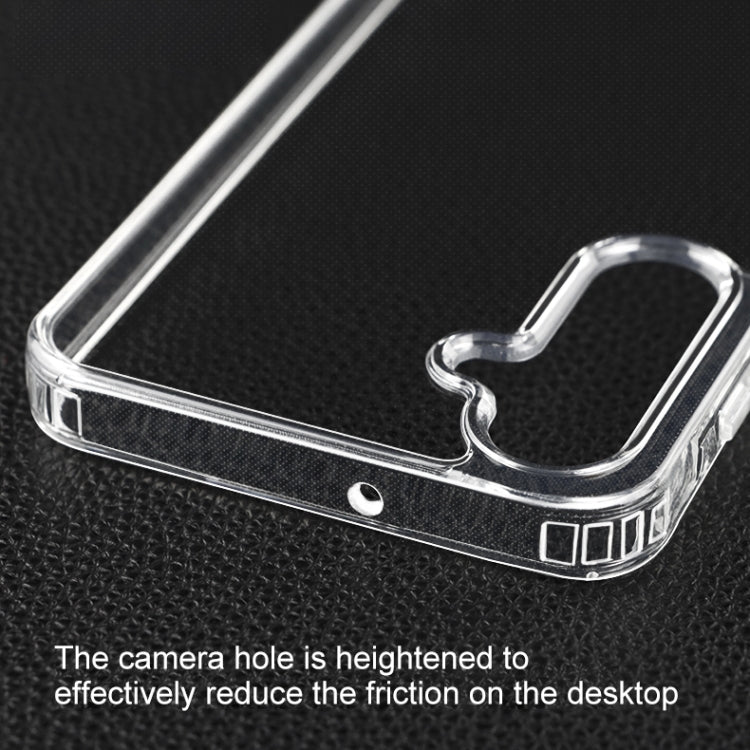 For Samsung Galaxy A16 5G Crystal TPU + PC Airbag Shockproof Phone Case - Transparent