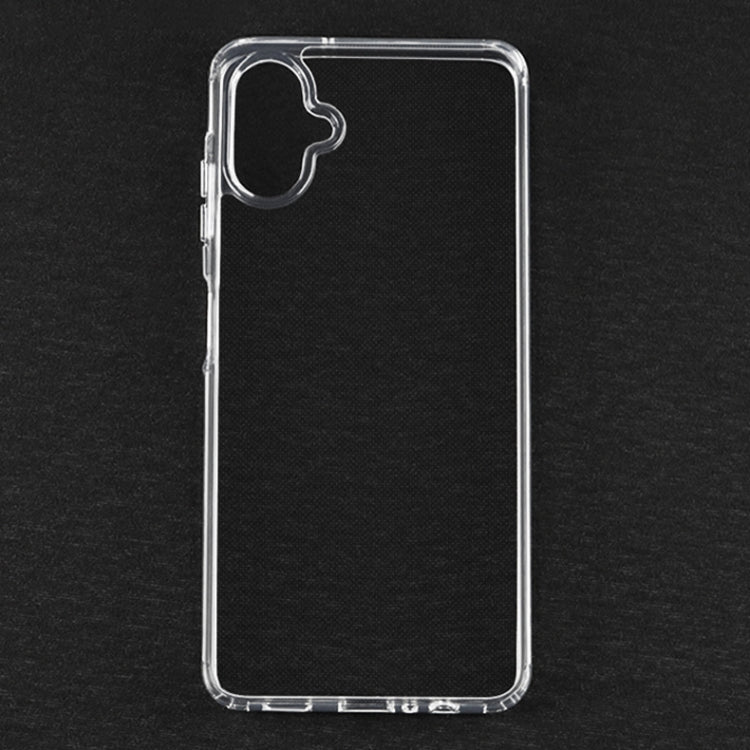 For Samsung Galaxy A06 4G Crystal TPU + PC Airbag Shockproof Phone Case - Transparent