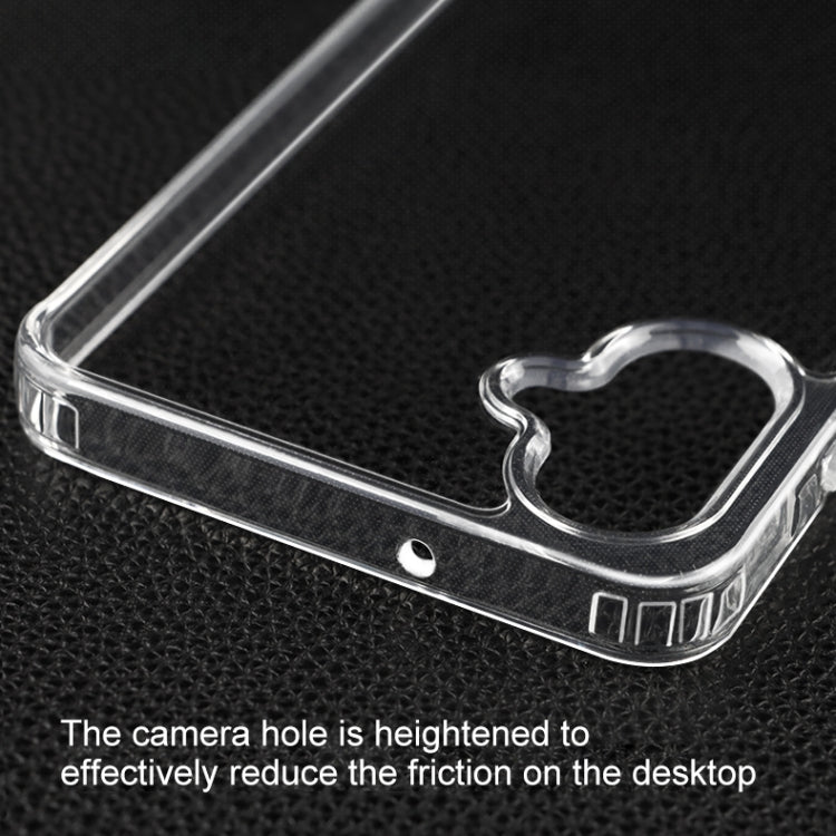 For Samsung Galaxy A06 4G Crystal TPU + PC Airbag Shockproof Phone Case - Transparent