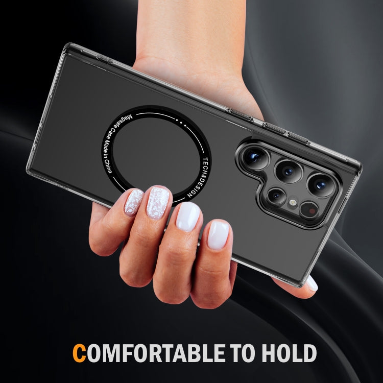 For Samsung Galaxy S24 Ultra 5G Airbag Magsafe PC Hybrid TPU Phone Case