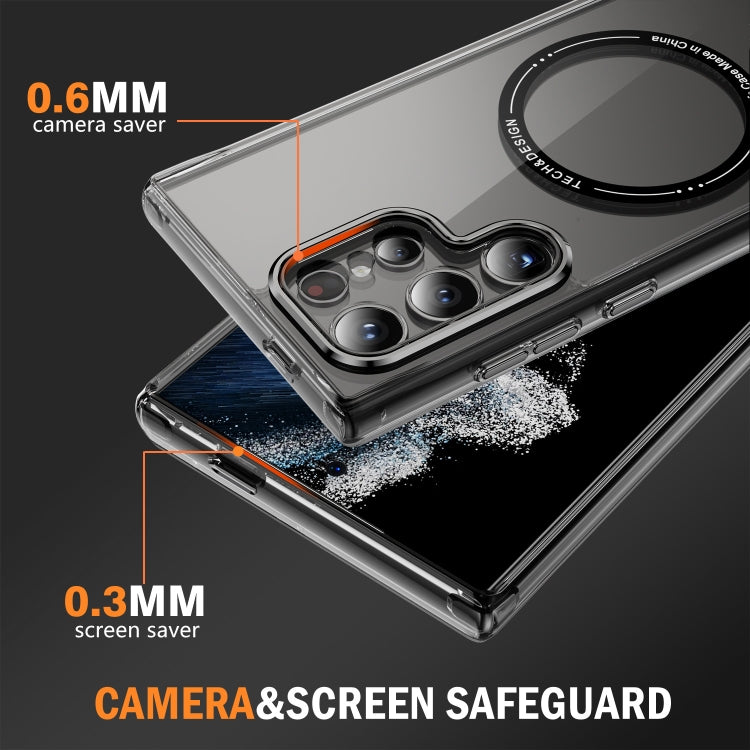 For Samsung Galaxy S24 Ultra 5G Airbag Magsafe PC Hybrid TPU Phone Case